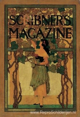 Een druivenverzamelaar (Scribner's Magazine-omslag)