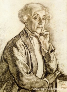 Portret van Maria van Rysselberghe