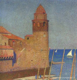 Uitzicht op Collioure