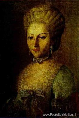 Portret van Agrafena Ribeaupierre