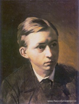 Portret van de schilder Nikolai Kasatkin