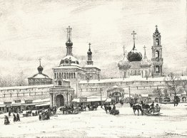 Sergiev Posad. Dichtbij de poorten van het klooster