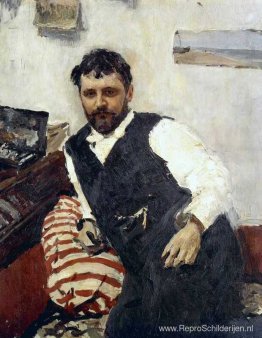 Portret van Konstantin Korovin