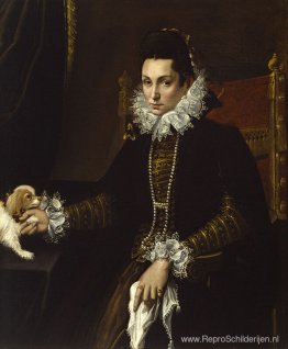 Portret van Ginevra Aldrovandi Hercolani