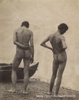 Thomas Eakins en John Laurie Wallace op een strand