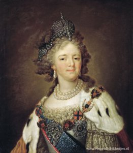 Portret van keizerin Maria Fjodorovna