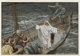 Jezus kalmeert de storm