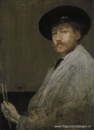 Arrangement in grijs: Portret van de schilder