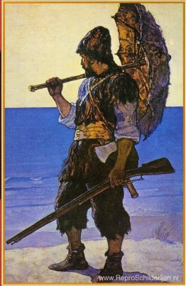 Robinson Crusoe-illustratie