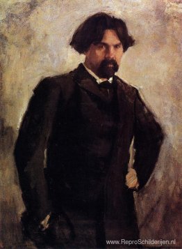 Portret van de kunstenaar Vasily Surikov