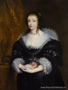 Portret van koningin Henrietta Maria