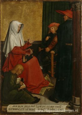 St. Maria Salome en Zebedeüs met Johannes de Evangelist en Jacob