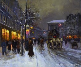 Boulevard de la Madeleine, Winter