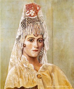 Olga in een Mantilla