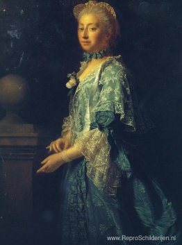 Portret van Augusta van Saksen Gotha, prinses van Wales