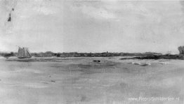 Sailboats Racing' studie van de Delaware River