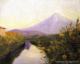 Fuji vanaf het kanaal, Iwabuchi