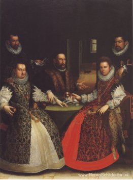 Portret van de familie Coozzadini