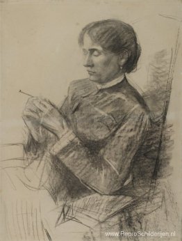 Portret van Madame la Comtesse Adèle de Toulouse Lautrec