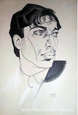 Portret van dichter Boris Pasternak