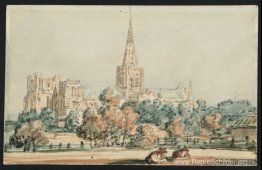 Kathedraal van Chichester vanuit het zuidwesten