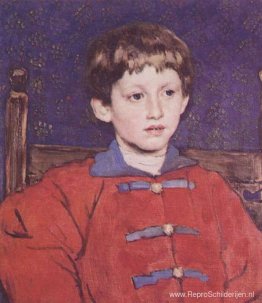 Portret van Vladimir Vasnetsov, de zoon van de kunstenaar