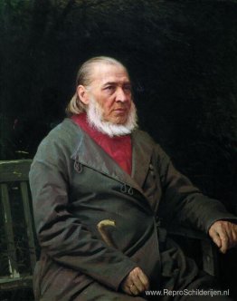 Portret van Sergei Timofejevitsj Aksakov