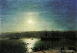 Bosporus bij maanlicht