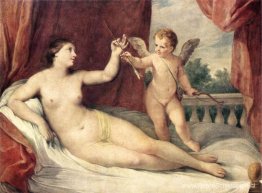 Liggende Venus met Cupido