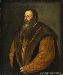 Portret van Pietro Aretino