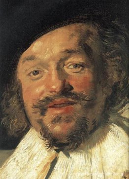 De vrolijke drinker (detail)