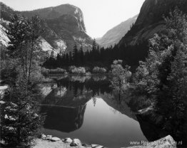 Mirror Lake, ochtend, Yosemite National Park