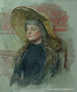 Portret van E. Zvantseva