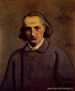 Portret van Baudelaire