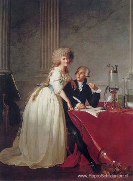 Portret van Antoine-Laurent en Marie-Anne Lavoisier