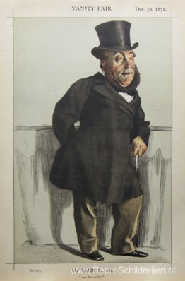 Karikatuur van William Henry Gregory