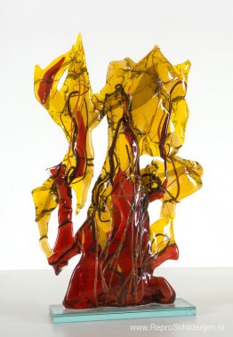 Golden Autumn - glasversmeltende sculptuur