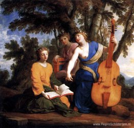 Melpomene, Erato en Polyhymnia