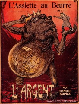 Voorkant van de uitgave 'L'Argent', uit 'L'Assiette au Beurre'