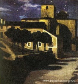 Nachtscène in Avila