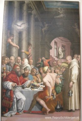 Diner van St. Gregorius de Grote (Clemens VII)