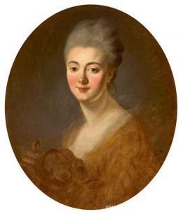 Portret van Elisabeth Sophie Constance de Lowendhal