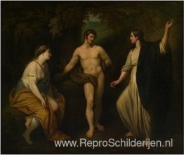 Keuze van Hercules tussen deugd en plezier