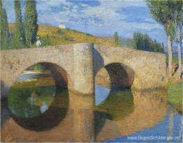 De brug in Labastide du Vert