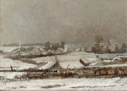 Dorp sous la neige (Vallée de la Meuse)