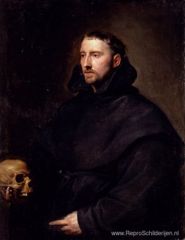 Portret Van Een Monnik Van De Benedictijnse Orde, Met Een Schede