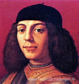 Portret van Piero di Lorenzo de Medici