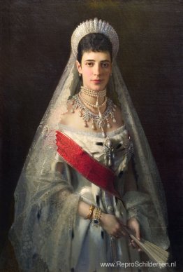 Portret van Maria Fjodorovna, geboren prinses Dagmar van Denemar