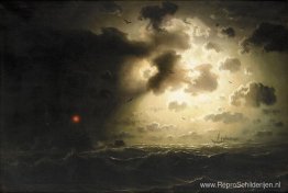 Nacht op zee