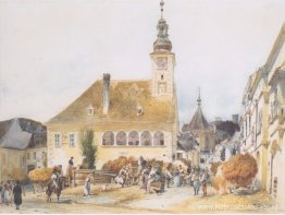 Het stadhuis in Mödling